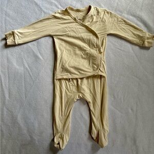 Bonsie skin to skin baby wear footed pajamas